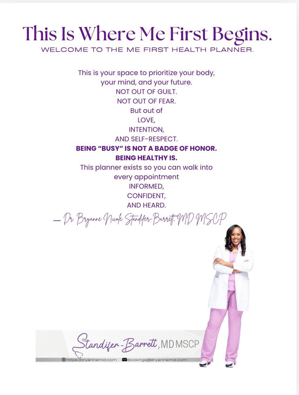 Me First Health Record: Womens Edition